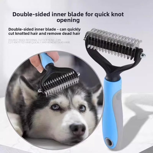 Pet Deshedding & Grooming Brush